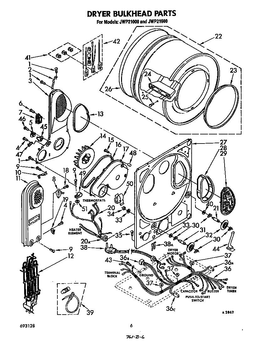Dryer bulkhead