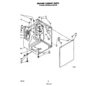 Whirlpool JWP21080 washer cabinet diagram