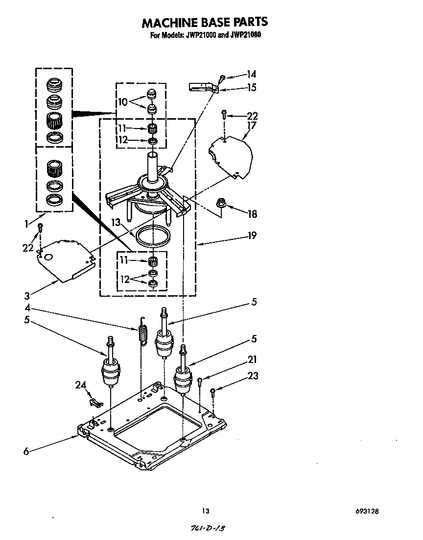 Machine base