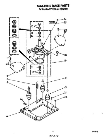 Machine base