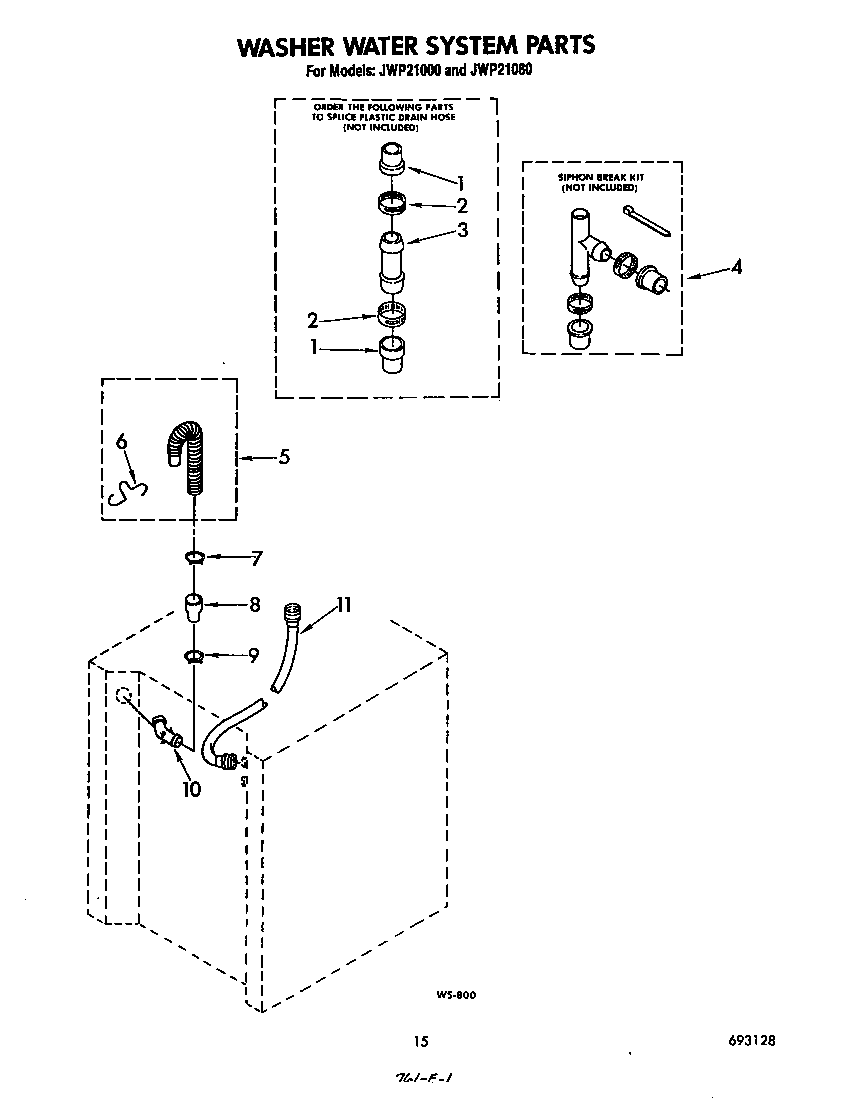 Washer water system