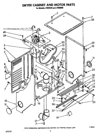 Dryer cabinet and motor