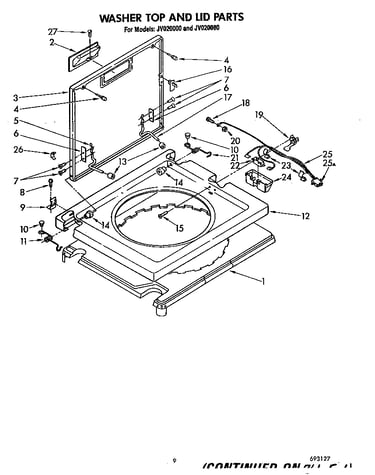 Washer top and lid
