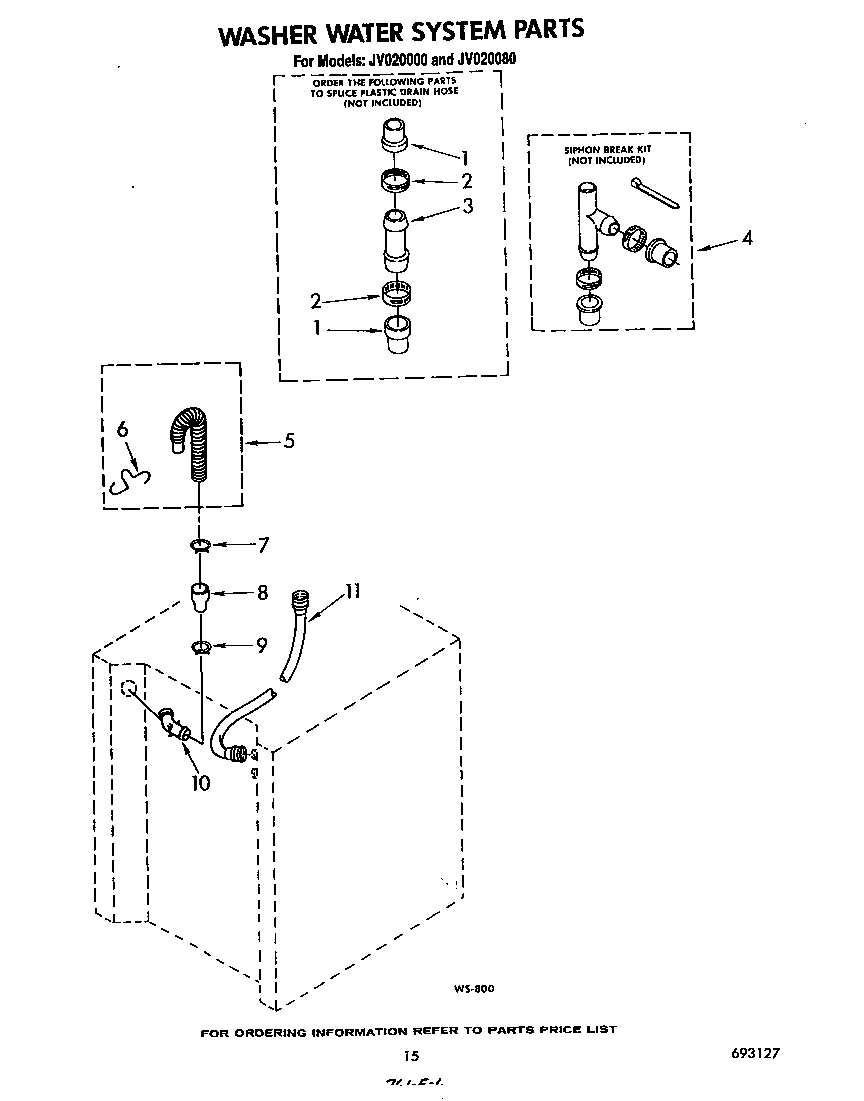 WASHER WATER SYSTEM