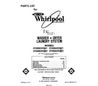 Whirlpool LT5004XSW1 front cover diagram