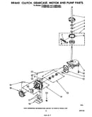 Brake, clutch, gearcase, motor and pump