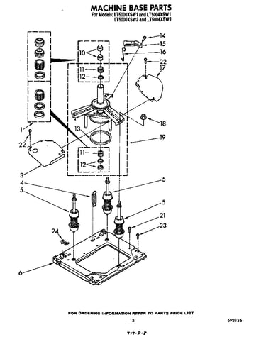 Machine base