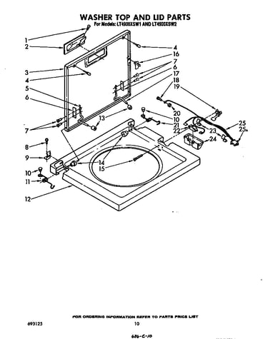 Washer top and lid