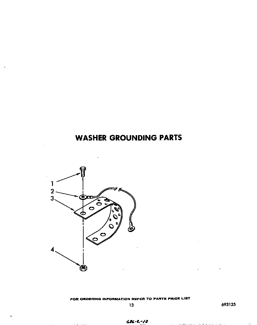 WASHER GROUNDING