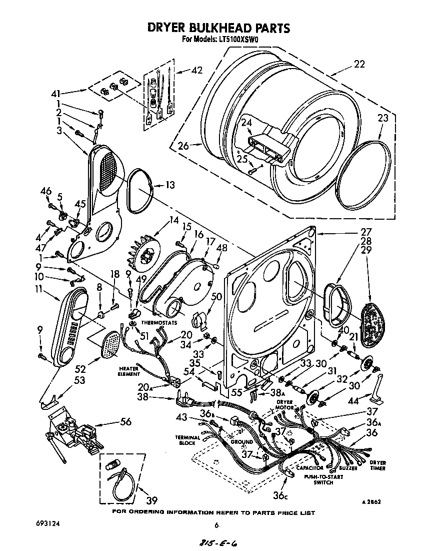 Dryer bulkhead