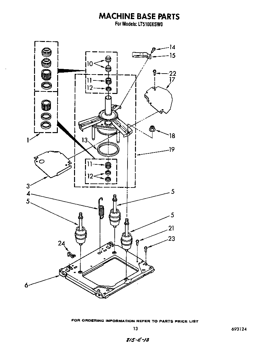 Machine base