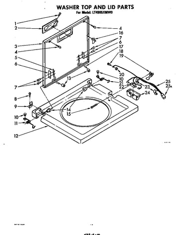 Washer top and lid