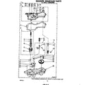 Whirlpool LT4905XMW0 washer gearcase diagram