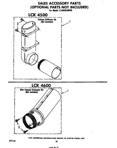 ^exhaust deflector kit lck4500