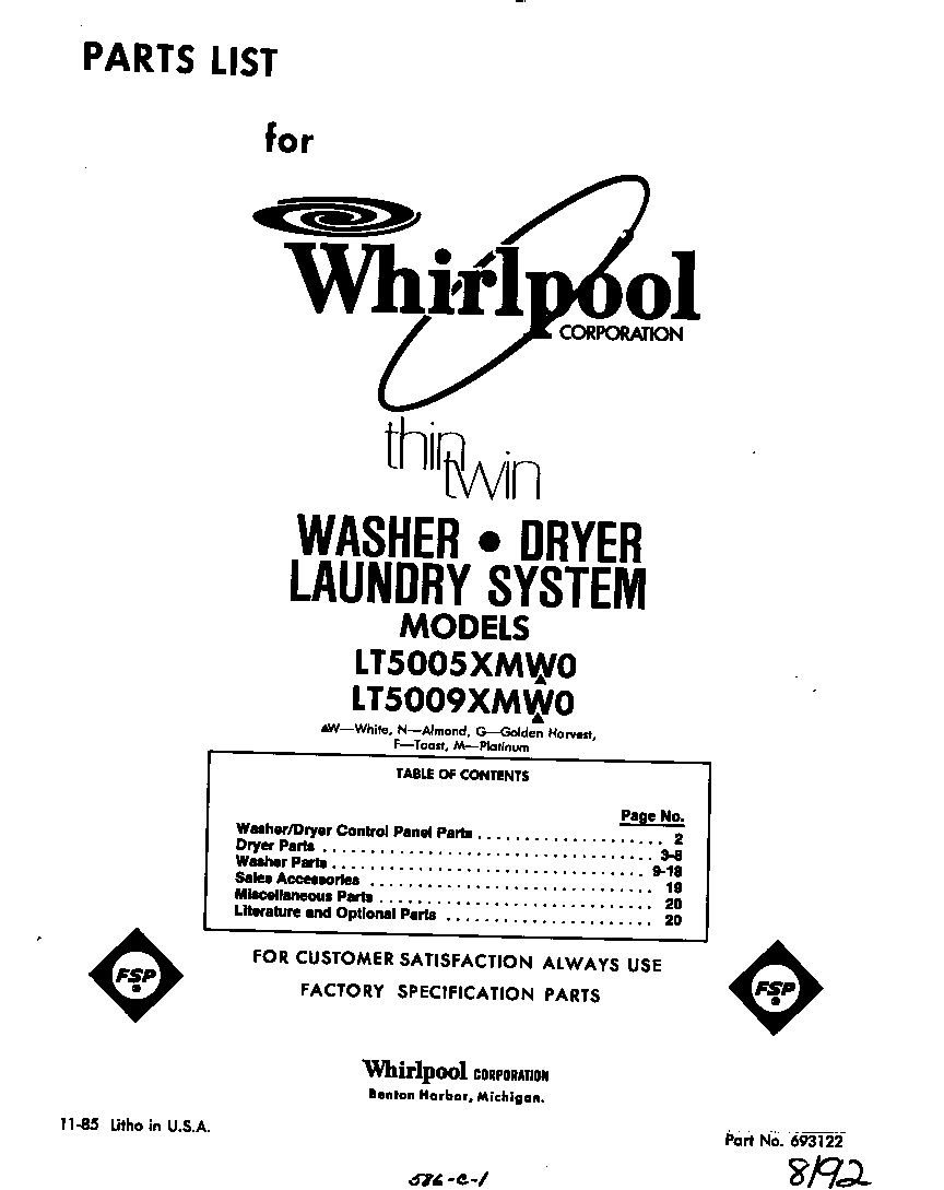 Front cover