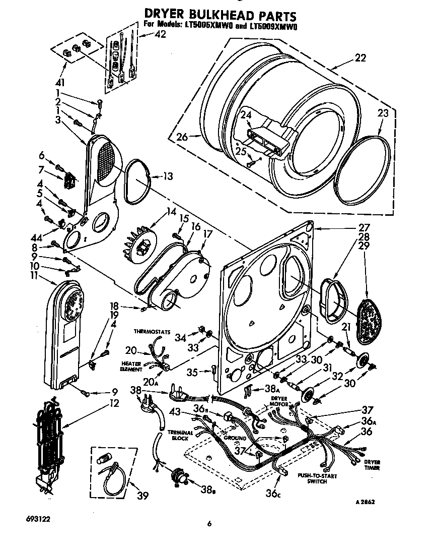 Dryer bulkhead