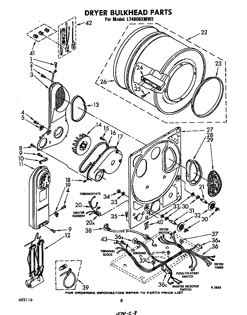 Dryer bulkhead