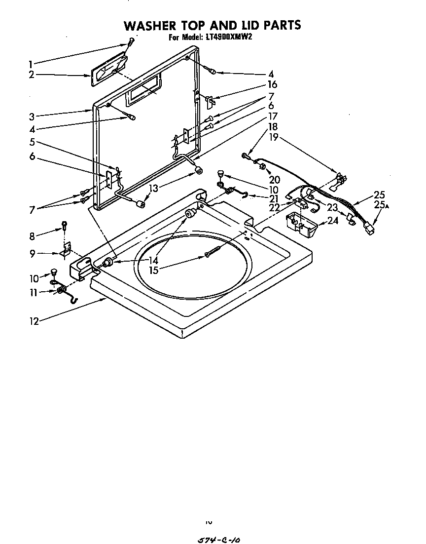 Washer top and lid