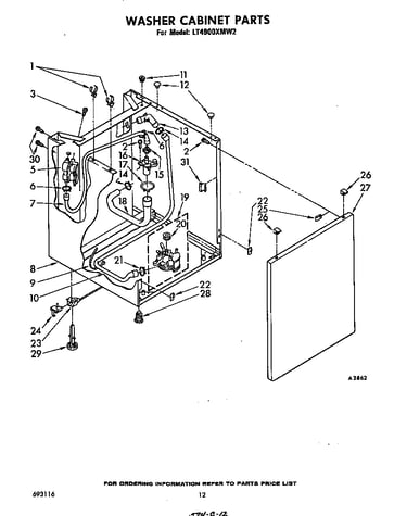 Washer cabinet