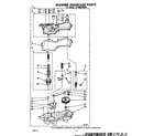 Whirlpool LT4900XMW2 washer gearcase diagram