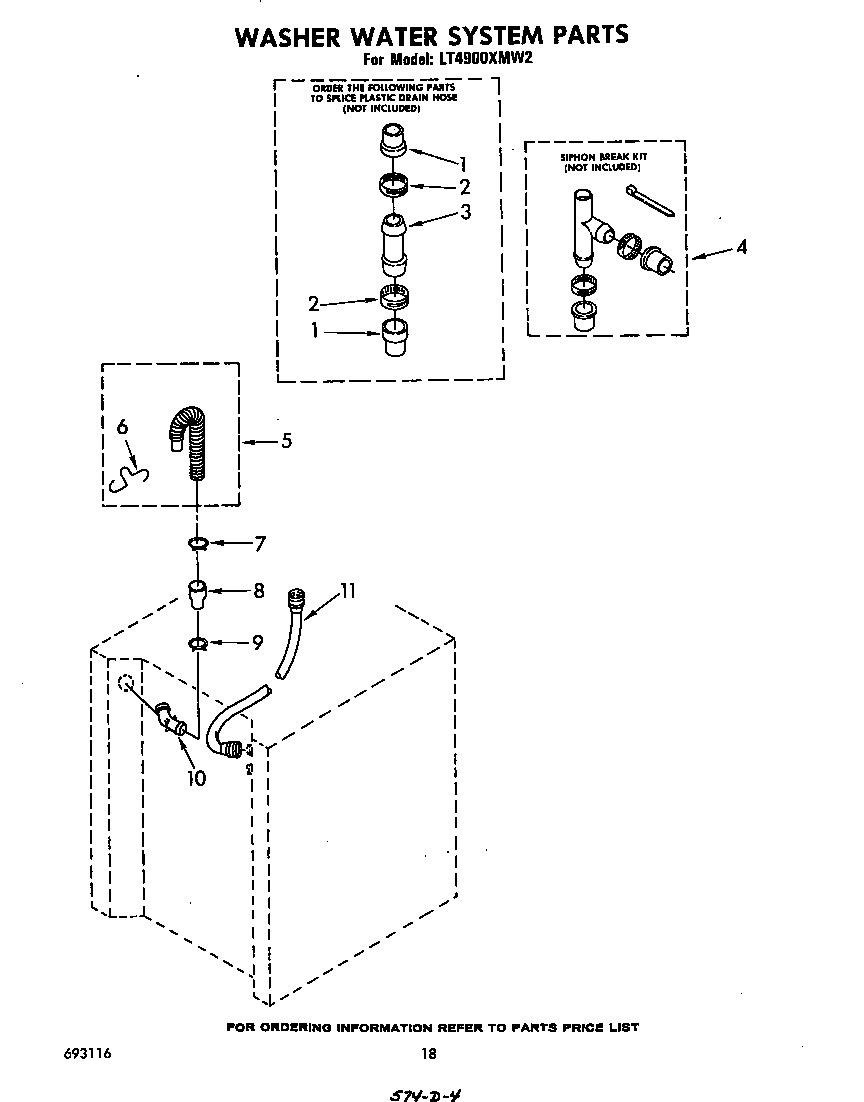 Washer water system
