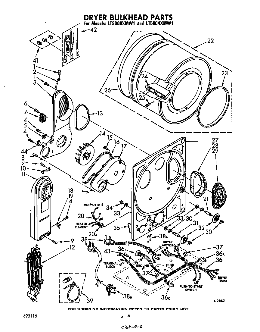 Dryer bulkhead