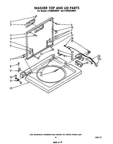 Washer top and lid