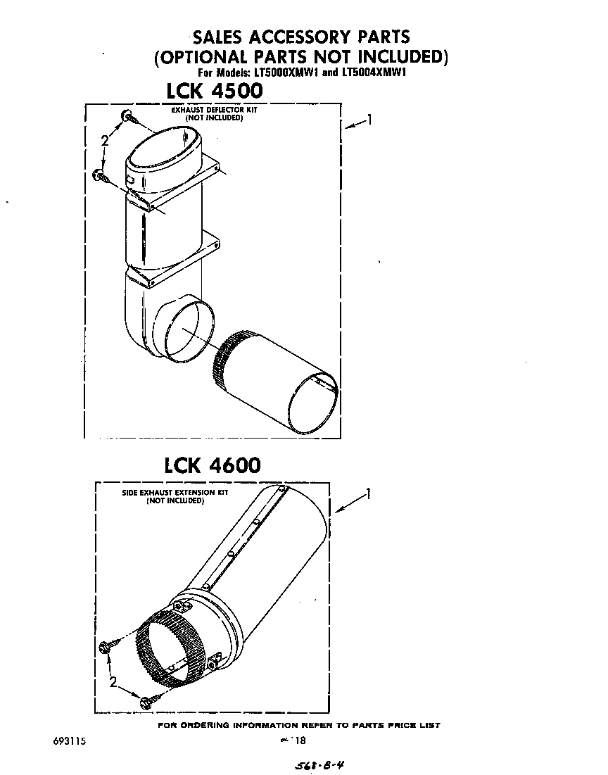 Sales accessory lck 4500
