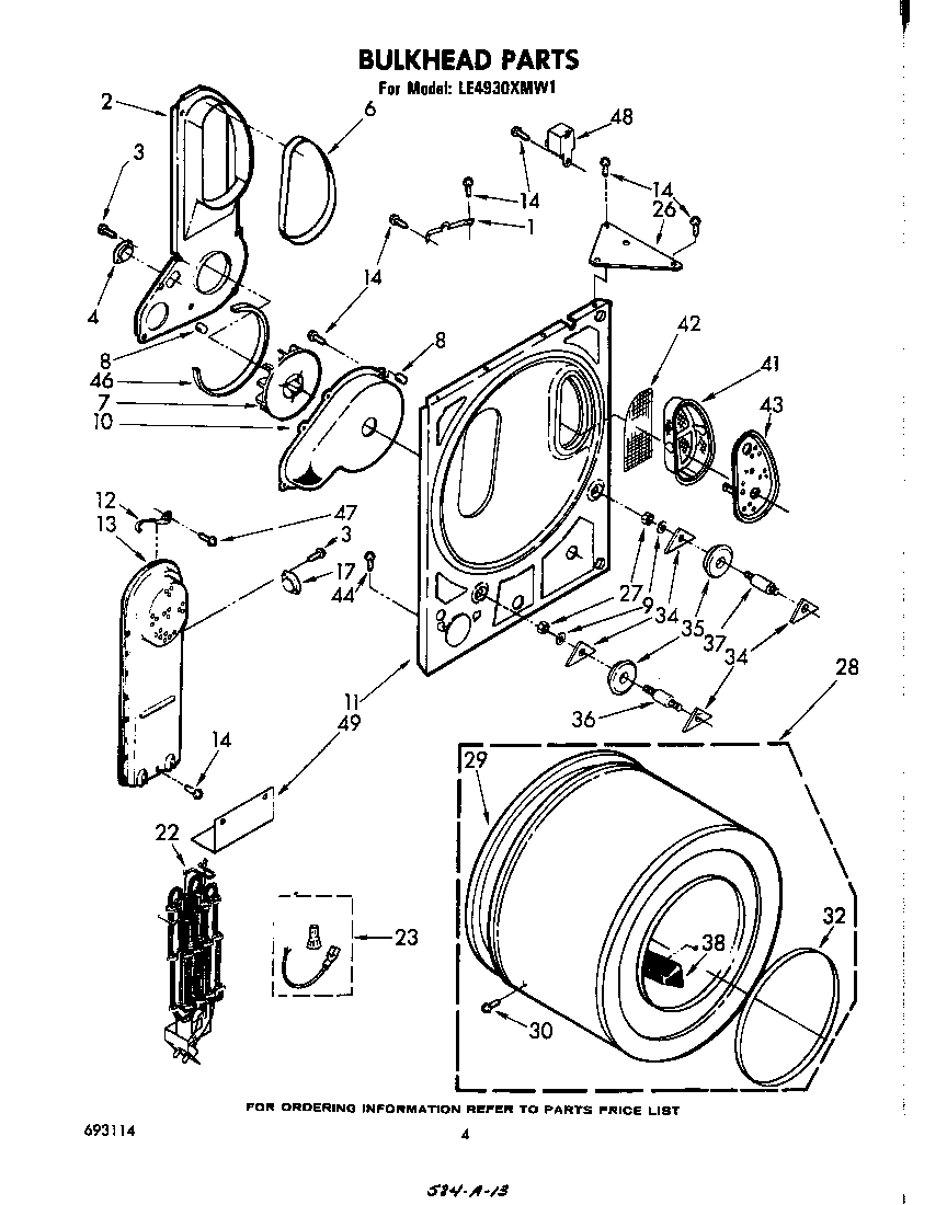 Parts diagram