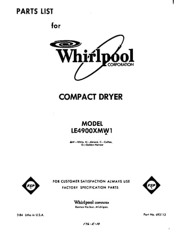 Parts diagram