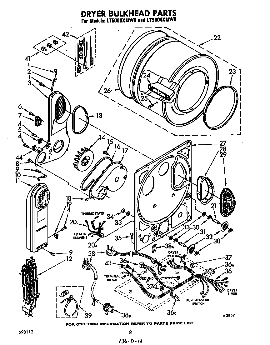 Dryer bulkhead