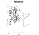 Whirlpool LT5000XMW0 washer cabinet diagram