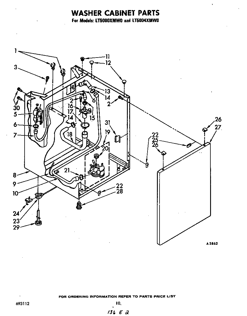 Washer cabinet