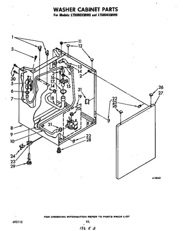 Washer cabinet