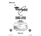 Whirlpool LT4900XMW1 front cover diagram