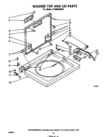 Washer top and lid