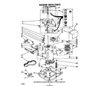 Whirlpool LT4900XMW1 washer drive diagram