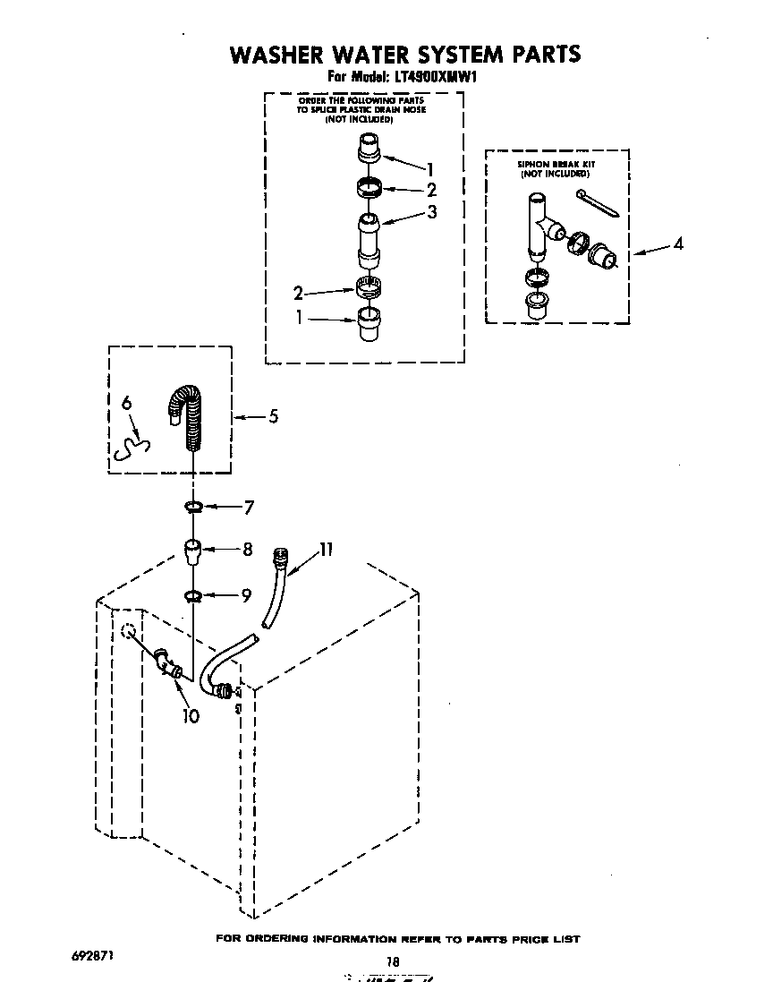 Washer water system