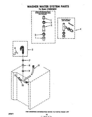 Washer water system