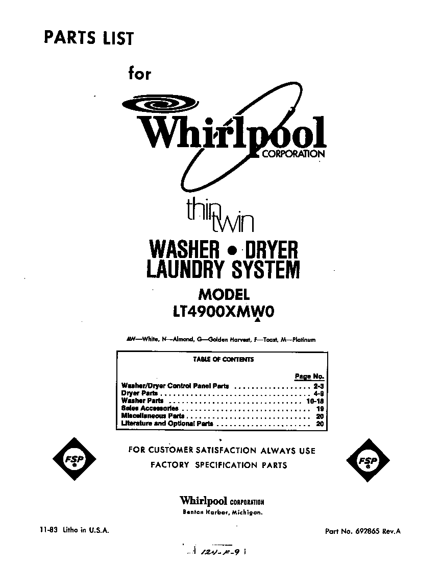 Front cover