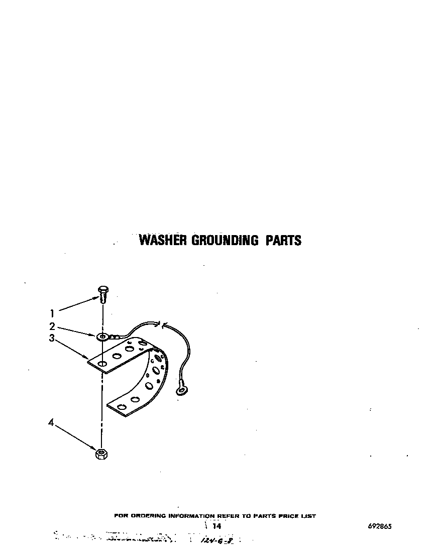 Washer grounding