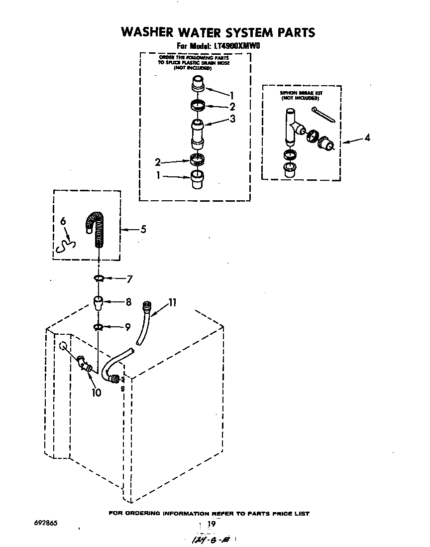 Washer water system