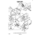 Whirlpool LG5781XKW2 cabinet diagram