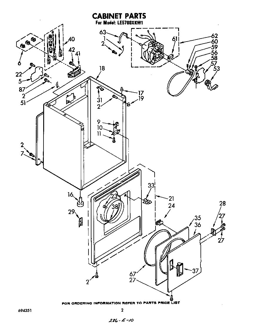 Parts diagram