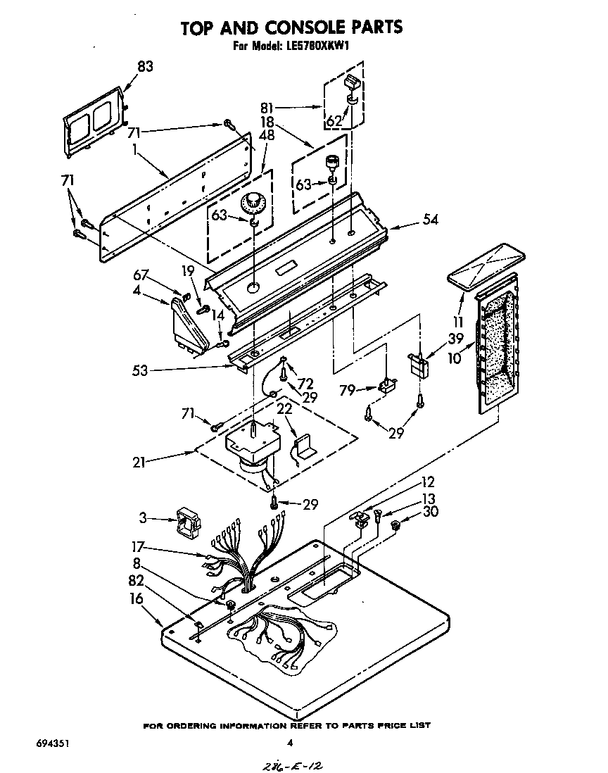 Parts diagram
