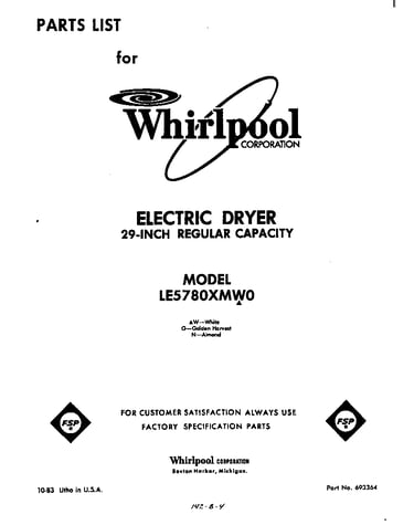 Parts diagram
