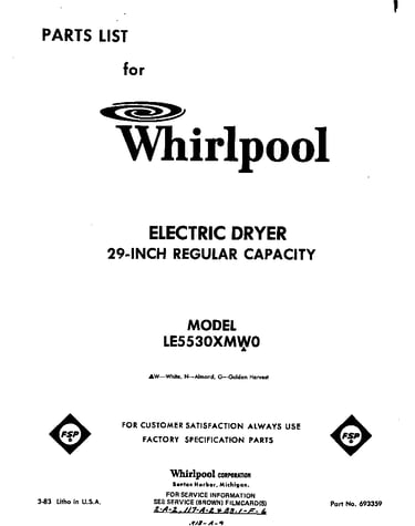 Parts diagram