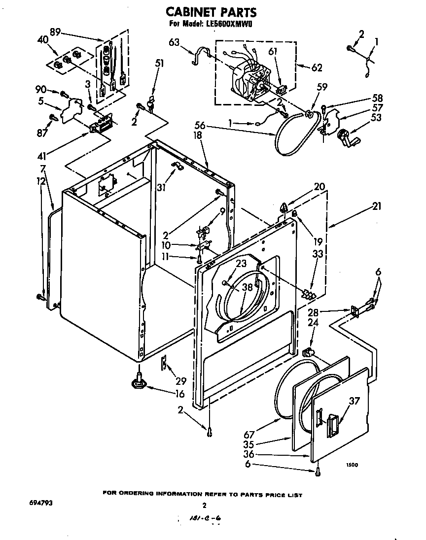 Parts diagram