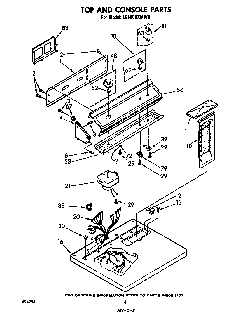 Parts diagram