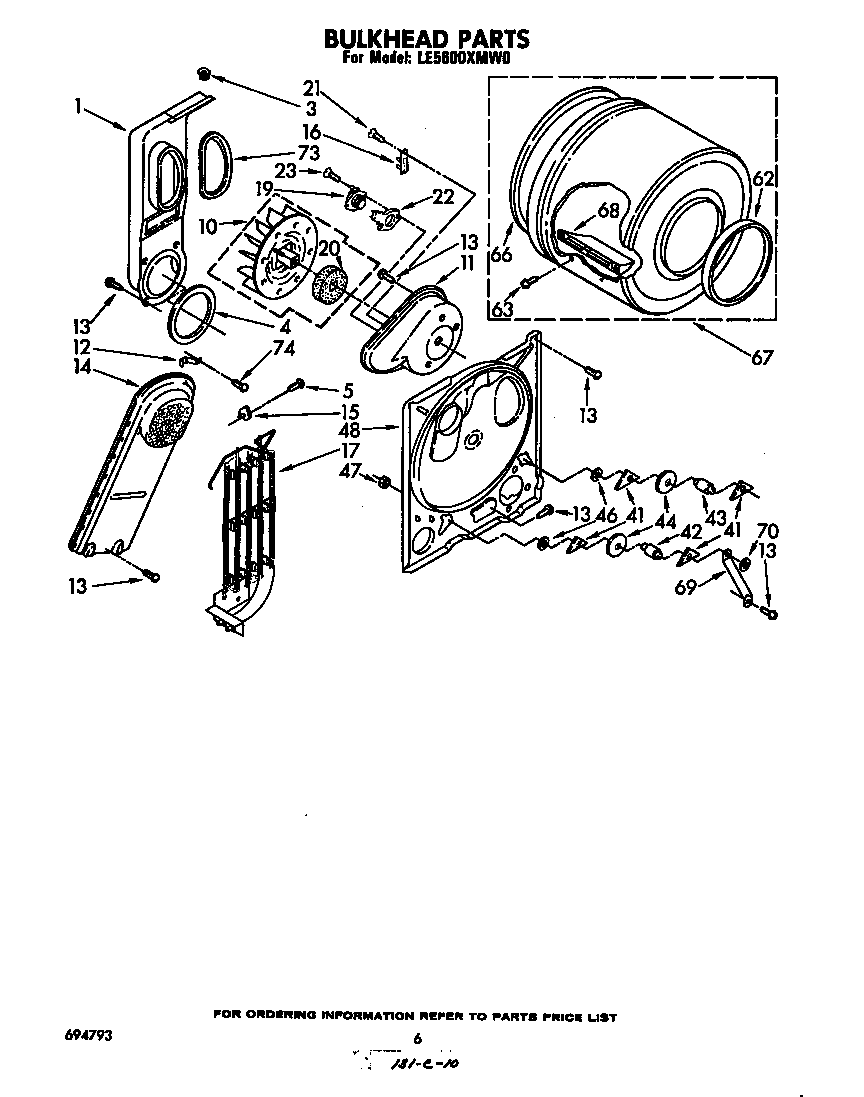 Parts diagram